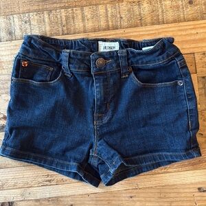 Girls Hudson Dark Jean shorts size 14